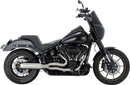 VANCE & HINES 2-into-1 Gaslighter Exhaust System - Brushed - M8 Softail 27349