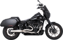 VANCE & HINES 2-into-1 Gaslighter Exhaust System - Brushed - M8 Softail 27348