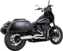 VANCE & HINES 2-into-1 Gaslighter Exhaust System - Brushed - M8 Softail 27348