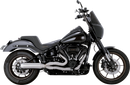 VANCE & HINES 2-into-1 Gaslighter Exhaust System - Brushed - M8 Softail 27348