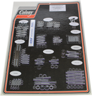 COLONY Bolt Kit - Engine - Chrome 1026-P