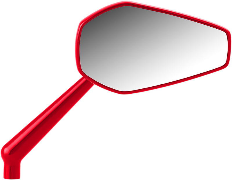 ARLEN NESS Mirror - Mini/Stocker - Side View - Hexagon - Red - Right 13-155