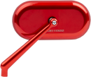 ARLEN NESS Mirror - Side View - Oval - Red - Left 13-176