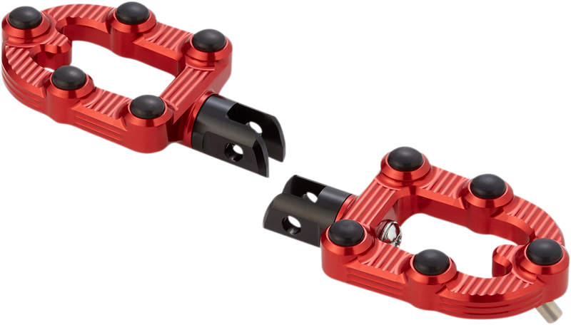 ARLEN NESS MX Foot Pegs - Driver - Red 07-946