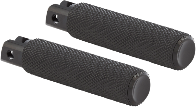 ARLEN NESS Passenger Knurled Foot Pegs - Black - FL/FX '18-'25 07-943