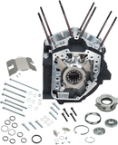 S&S CYCLE Engine Case - 4.125" Bore w/Stock Stud Pattern - 88A Engine Type - Wrinkle Black - Twin Cam 31-0181A