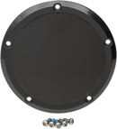 DRAG SPECIALTIES Derby Cover - Gloss Black - 5 Hole - '15-'26 Harley-Davidson D33-0110GB