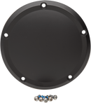 DRAG SPECIALTIES Derby Cover - Matte Black - 5 Hole - '15-'26 Harley-Davidson D33-0110MB