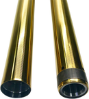 PRO-ONE PERF.MFG. Fork Tubes - 49 mm - 27.50" - Gold 105130G