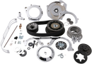 BELT DRIVES LTD. Open Belt Drive - 2" - Chrome - '07-'16 Big Twins TC2PB-2-C