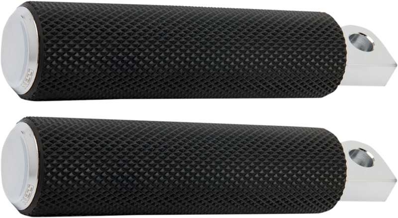 ARLEN NESS Foot Pegs - Knurled - Chrome 07-924