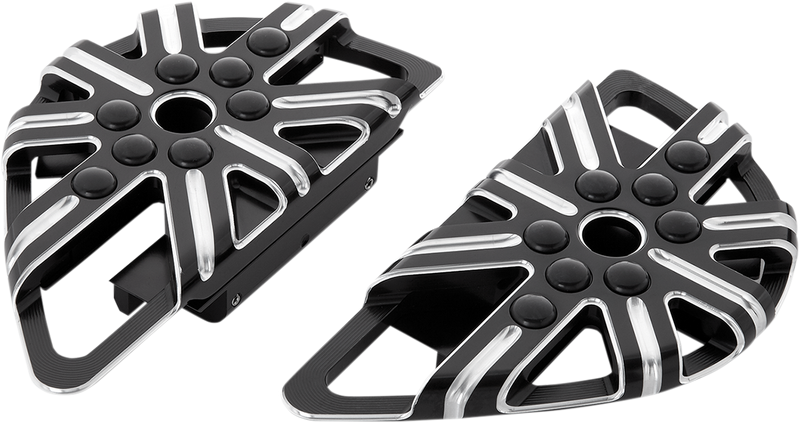 ARLEN NESS 10 Gauge Floorboards - Passenger - Black 06-863