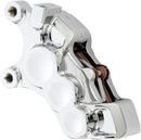 ARLEN NESS 6-Piston Caliper - Front Left - Chrome - 11.8" 02-214