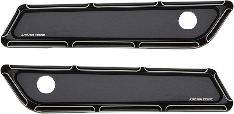 ARLEN NESS Beveled Latch Cover - Black 03-585