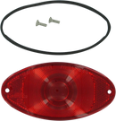 DRAG SPECIALTIES Cateye Lens - Red 160664