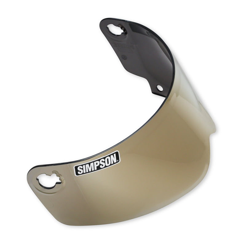 Simpson Helmet Shield - Outlaw Bandit - Gold - XS/S