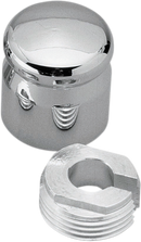 PRO-ONE PERF.MFG. Chrome Billet Choke Cable Knob Cover - Smooth 200210
