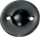 PAUGHCO Inspection Cover - Dimpled - Black - '36-'64 Big Twin B758