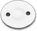 PAUGHCO Inspection Cover - Dimpled - Chrome - '36-'64 Big Twin 758