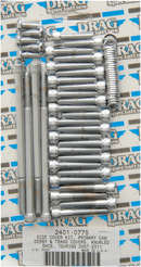 DRAG SPECIALTIES Bolt Kit - Primary/Transmission Side Cover/Derby Cover - Knurled - Touring MK696