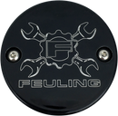 FEULING PARTS Point Cover - 2 Hole - Wrench - Black - Contrast Cut - M8 9137