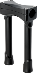 BILTWELL Murdock O/S Risers - 8" - Black 6413-201-08