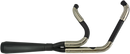TRASK 2-into-1 Assault Exhaust System - Black - Straight TM-5010BK