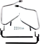 DRAG SPECIALTIES Saddlebag Support Kit - Chrome - FLH/FLT '14-'25 21028
