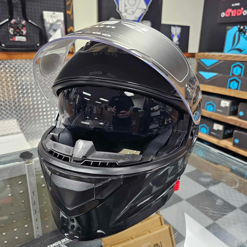 CLOSEOUT Z1R Solaris Modular Helmet - Gloss Black