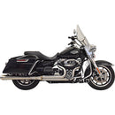 Bassani 50th Anniversary 2:1 Exhaust System - 2017-2020 Touring Models - Straight Can - Stainless Steel - Cobalt Cycles