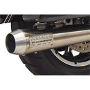 Bassani 50th Anniversary 2:1 Exhaust System - 2017-2020 Touring Models - Straight Can - Stainless Steel - Cobalt Cycles