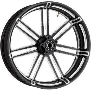 Arlen Ness 7-Valve Forged Aluminum Wheel - Rear - 18 x 5.5 w/ ABS - Black