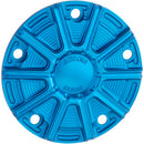 Arlen Ness Points Cover - 1999-2017 Twin Cam (5-Hole) - 10 Gauge - Blue