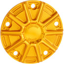 Arlen Ness Points Cover - 1999-2017 Twin Cam (5-Hole) - 10 Gauge - Gold