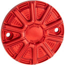 Arlen Ness Points Cover - 2017+ M8 (2-Hole) - 10 Gauge - Red