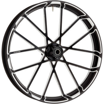 Arlen Ness Procross Forged Aluminum Wheel - Front - 21 x 3.5 w/ ABS - Black