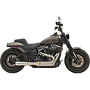 Bassani Road Rage III 2:1 Exhaust - 2018-2020 Softail Slim & Fatbob - Megaphone - Stainless Steel - Cobalt Cycles