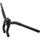 LA Choppers Kage Fighter T-Bar Handlebar w/ Pullback - 9" - Matte Black