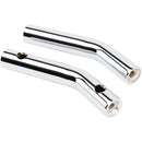 LA Choppers Kage Fighter T-Bar Pullback Riser - 8" - Chrome