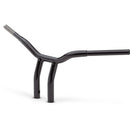LA Choppers One Piece Kage Fighter T-Bar Handlebar w/ Pullback - 10" - Black