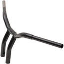 LA Choppers One Piece Kage Fighter T-Bar Handlebar w/ Pullback - 10" - Black