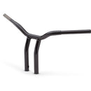 LA Choppers One Piece Kage Fighter T-Bar Handlebar w/ Pullback - 12" - Black