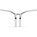 LA Choppers One Piece Kage Fighter T-Bar Handlebar w/ Pullback - 12" - Chrome