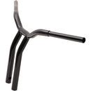 LA Choppers One Piece Kage Fighter T-Bar Handlebar w/ Pullback - 14" - Black