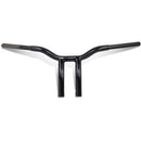 LA Choppers One Piece Kage Fighter T-Bar Handlebar w/ Pullback - 8" - Black