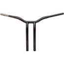 LA Choppers One Piece Kage Fighter T-Bar Handlebar w/ Pullback - 16" - Black