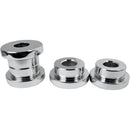 CLOSEOUT LA Choppers Solid Handlebar Riser Bushings - Chrome