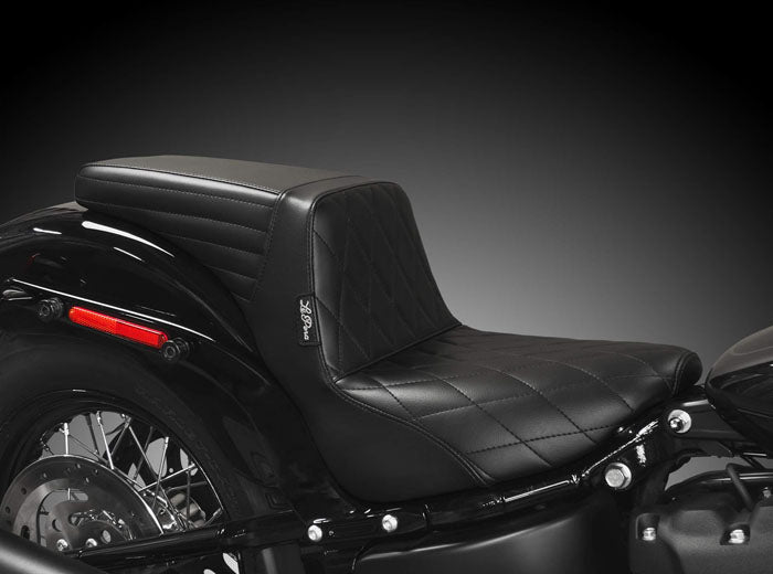 Cobalt Cycles Edition LePera Kickflip Seat - 2018+ Softail Fatbob Models