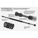 Legend Suspension AXEO39TS Higher-Performance Front End Suspension System - 39 mm - Dyna / Sportster / FXR