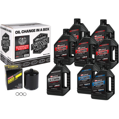 Maxima Racing Oils Full Oil Change Kit - Synthetic - Milwaukee 8